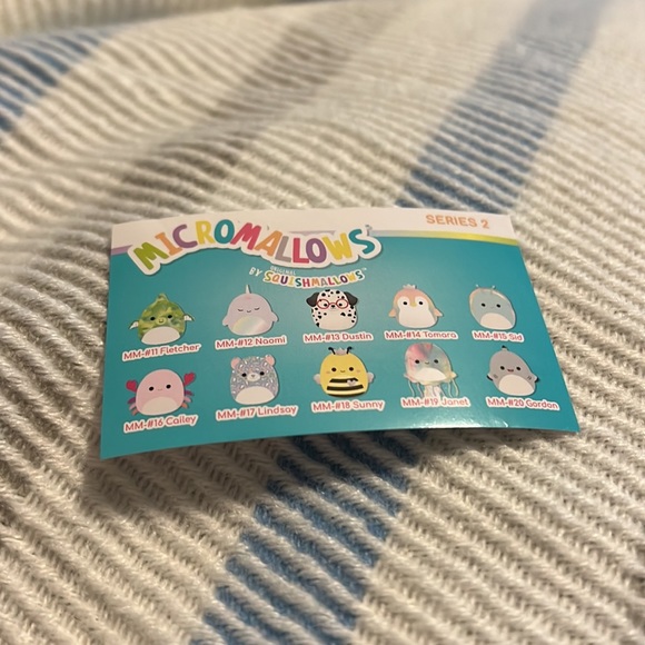 Squishmallows Sid Micromallow Series 2 Rainbow Tie Dye Shell Snail - Picture 2 of 5